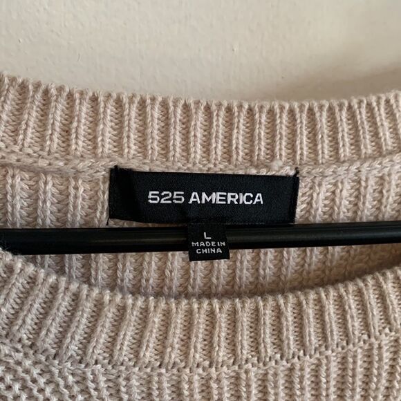 525 America EUC beige sweater Size large - Picture 2 of 4